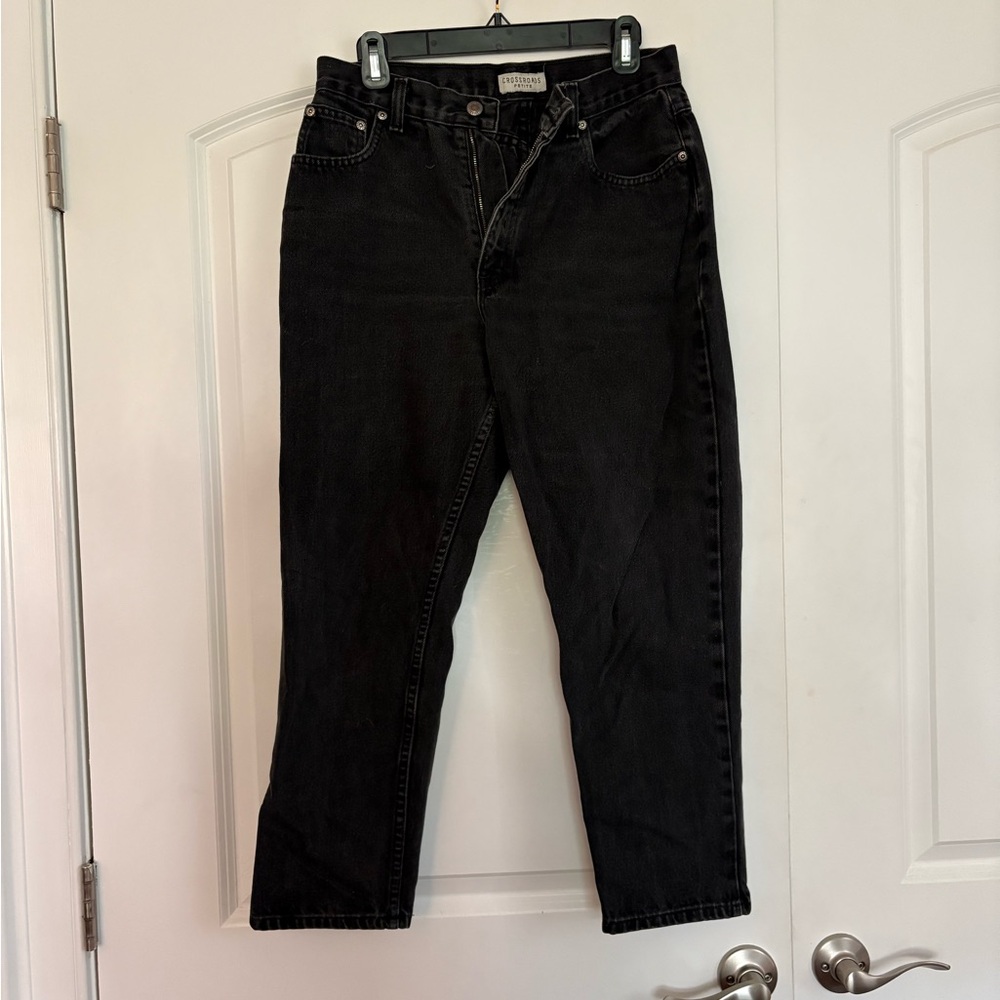 The Perfect Relaxed Black Mom Jeans